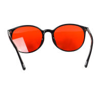 Gafas Rojas Para Mejorar El Sueño Gafas Bloqueadoras De Luz Azul Para Mujer Lentes Naranja Material Polímero Acero Inoxidable - details 8