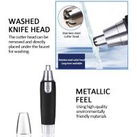 Afeitadora Eléctrica Para Nariz Y Orejas 1pc Trimmer De Cabello Facil De Limpieza Para Hombres Y Mujeres Herramienta De Afeitado - details 1
