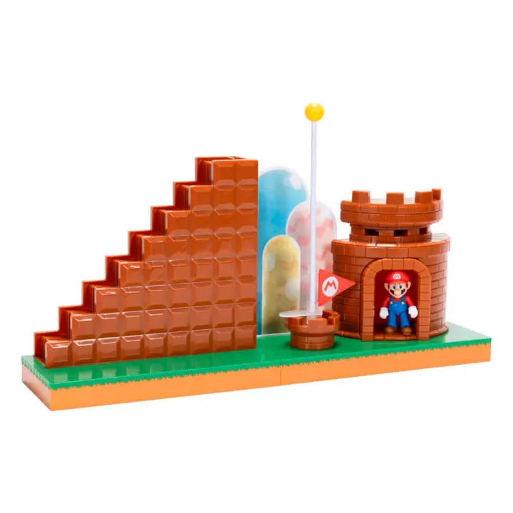 Playset Level End Super Mario BrosFigura  Coleccionable - Idea de Regalo- Mercancia Oficial - Juguetes para Niños y Adultos - Movies Fans - Muñeco para Coleccionistas y Exposición - 1