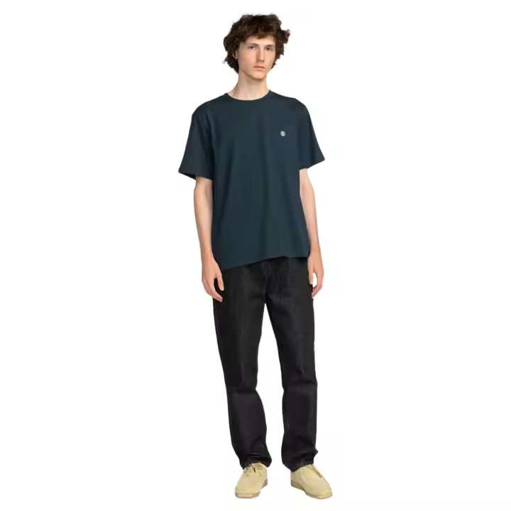 Camiseta de Manga Corta Element  para unisex en color negro - 1