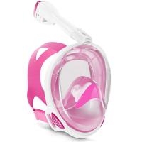 Máscara de buceo para adultos y niños, cara completa, transpirable, snorkel, equipo de natación para miopía, gafas respiradoras secas completas subacuáticas - details 26