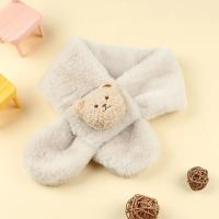 Bufanda De Peluche Oso Para Bebés Niños Y Niñas Niños Caliente Neckerchief Estilo Coreano Color Sólido Diversión De Invierno - details 9