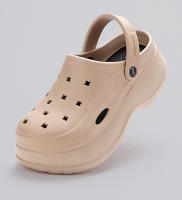 Sandalias De Talón Grueso Para Mujer Verano 2024 Clogs Con Plataforma Antideslizantes EVA Zapatos De Jardín Para Playa Nocturnos - details 6