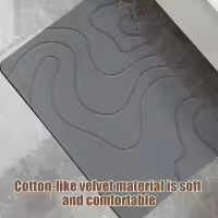 Alfombra De Baño De Piedra De Diatomeas Interior Absorbente Y Secado Rápido Alfombra De Ducha De Plástico Moderna Antideslizante Para Entrada - details 8