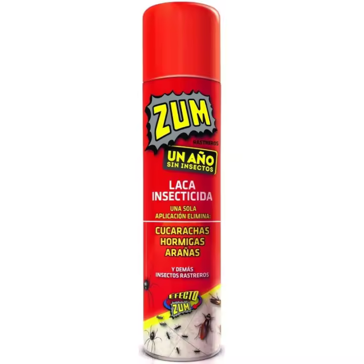 Zum Insecticida Laca para Eliminar Cucarachas, Hormigas y Arañas 500 Ml - 1