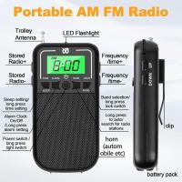 Radio Portátil Am FM SW, Radio de Transistores with LED interior, Radio de Bolsillo de Emergencia para Acampar al Aire Libre - details 2