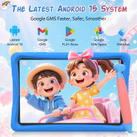 Kids Tablet 10'' Android 15, 4GB RAM+8GB Expandable, 64GB ROM, 5G WiFi, Widevine L1, 5000mAh Kids Tablet PC, K10 - details 1