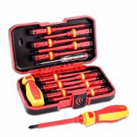 Kit De Herramientas Eléctricas 13pcs/8pcs Con Destornilladores Aislados De 1000V Y Bits Magnéticos Slotted Set De 15 Piezas - details 3
