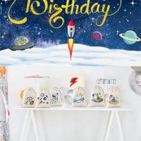 Bolsa De Regalo Para Fiesta De Cumpleaños Con Diseño De Astronauta Y Rocket De Algodón Dolce Decoraciones Para Fiesta De Niños Caja De Regalos Para Baby Shower - details 9