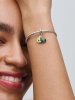 Pandora - Charm Doble Colgante de aguacate - Plata de ley y Baño de Oro de 14 K - details 2