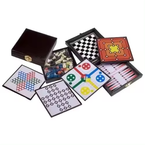 Set de Juegos Compacto 6 en 1 – Diversión Clásica en Formato de Bolsillo - 1