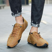 Zapatos De Cuero Para Hombre Moda Casual Comodidad Exterior Caminar Botas De Tobillo Lujo Zapatos Casuales 2023 Antideslizantes Impermeables Talla Verdadera - details 16