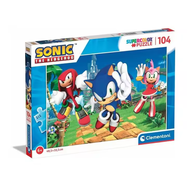 SONIC PUZZLE INFANTIL 104 PIEZAS DE CLEMENTONI - 1