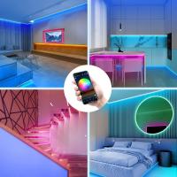 Tira De Luces LED RGB 5050 DC5V USB Con 24 Teclas Bluetooth Y Control Remoto Cambio De Color Para Decoración De Navidad Y Dormitorio - details 7