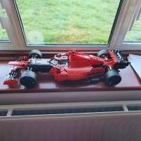 Bloques De Construcción Técnicos F1 2021 Mod F488 GTE "AF Corse #51" Juguete De Bloques De Crea Tu Propio Modelo De Carreras De Fórmula 1 Dificultad Alta Para Adultos - details 10