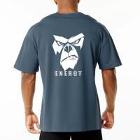 Camiseta De Fitness Para Hombre Camiseta Deportiva Suelta Con Mangas Cortas Para Gimnasio Ropa De Correr Camiseta De Bodybuilding - details 9