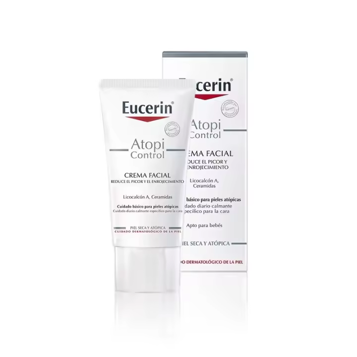 Eucerin Atopicontrol Crema Facial Hidratante para Piel Atópica - 1