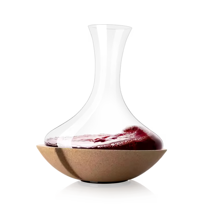 Vacu Vin Decantador giratorio (cristal), estuche - 1