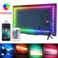 Tiras LED RGB 5050 Inteligentes Para El Hogar TV USB Lámparas De Pared Decoración De Ramadán 2023 Luz Nocturna Aestética Para Dormitorio Armarios - details 1