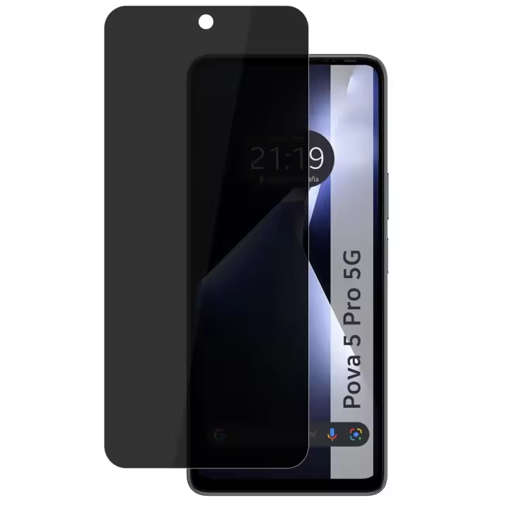 Tumundosmartphone Protector Pantalla Hidrogel Privacidad Antiespías para TECNO POVA 5 Pro 5G - 1