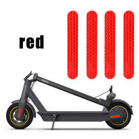 Juego De 4 Pegatinas Reflector Eficientes Para Ruedas Delanteras Y Traseras De Scooter Eléctrico Ninebot Max G30 Cubierta Protectora Antipolvo - details 9
