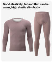 Conjunto De 2 Piezas Para Hombre Traje Caliente De Manga Larga Para Otoño E Invierno Pantalones Con Cintura Elástica Y Camiseta Deportiva Casual Joker - details 5