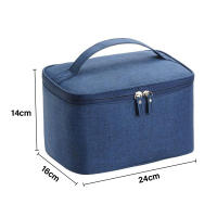 Bolso De Maquillaje Portátil Para Mujer Capacidad Alta Impermeable Caja De Almacenamiento De Artículos De Higiene Personales - details 1