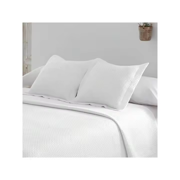ARISE SHOP-Colcha Bouti de verano fresca, ligera, reversible y elegante cama 90-cama 150cm,tejido 100% poliéster, relleno 100% poliéster 90 g/m2,Incluye fundas de almohada 50x70cm (Cama de 90 con 1 funda de almohada y cama de 135/150/180 con 2 fundas de a - 1