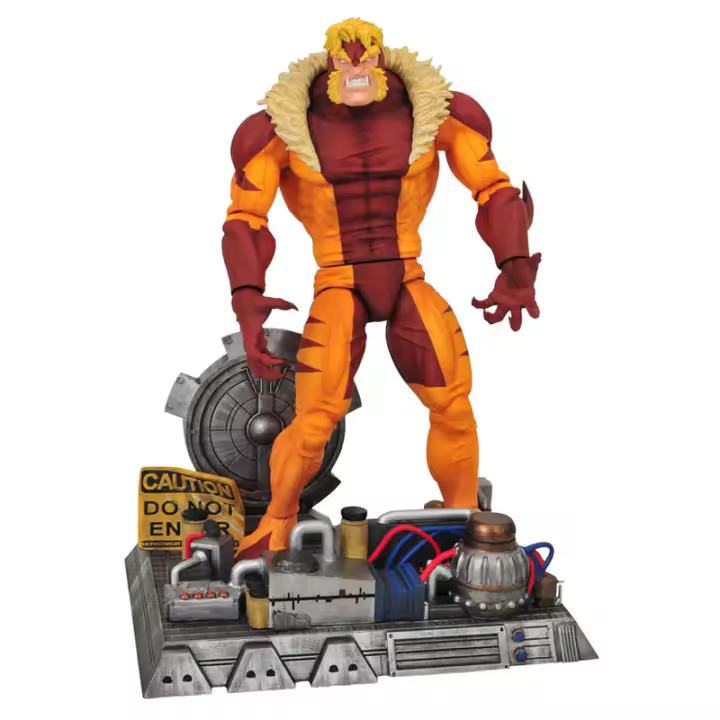 Figura articulada Dientes de Sable X-Men Marvel 18cmFigura  Coleccionable - Idea de Regalo- Mercancia Oficial - Juguetes para Niños y Adultos - Movies Fans - Muñeco para Coleccionistas y Exposición - 1