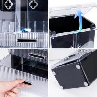 Organizador de Maquillaje Broches de Maquillaje para Baño Tocador Vanity de Maquillaje Negro - details 2