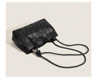 Bolso De Hombro Para Mujer Jiomay Ligero De Patters Geométricos PVC Bandolera Para Playa Y Comunicación Estilo Preppy - details 18