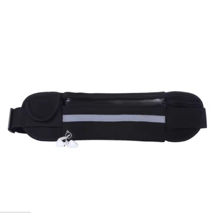 Bolsa De Cintura Impermeable Para Correr Y Ciclismo Unisex Con Botella De Agua Y Bolsillo Para Teléfono Móvil Bolsa De Deporte Fitness - 1