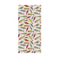 Toalla de Playa y Piscina Grande 90 x 170 cm - Estampado de Peces - Uso Diario o Regalo - Toalla de Secado Rápido Poliéster - details 1