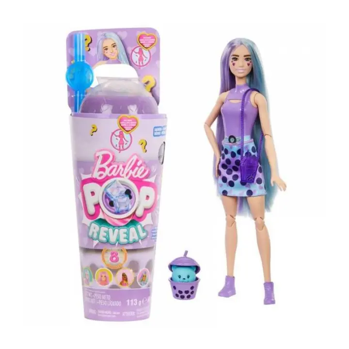 BARBIE POP REVEAL TÉ DE BURBUJAS LECHE DE MALANGA DE MATTEL - 1