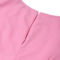 Vestido Elegante Sin Mangas De Mujer ZANZEA De Moda Coreana Casual Con Cuello Redondo Draped Vestidos De Oficina Largo Hasta La Rodilla Para Mujer - details 19