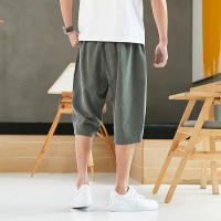 Pantalones Harem De Verano Para Hombres Talla Grande Cortos Joggers Estilo Chino Calf-Length Casuales Baggy Male Capris Trousers 8XL - details 14