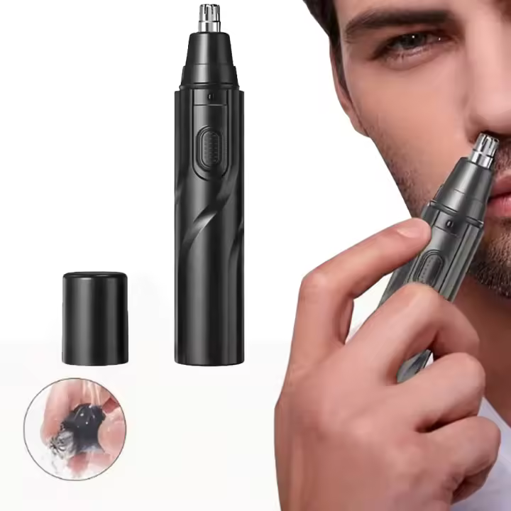 Afeitadora De Nariz Y Orejas Para Hombres Recargable USB Painless Eliminación De Vello Facial Y Cejas Trimmer De Nariz - 1