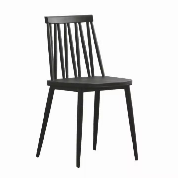 Gerimport Set 2 Sillas Diseño Eventos Negra Skien Kendall 81x46x43cm - Elegantes y Duraderas - 1