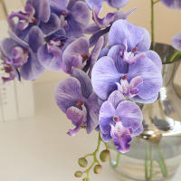 1PC Orquídea De Mariposa De Simulación Decoración De Hogar Lujo Arreglo Floral Para Boda Y Fiestas Interior - details 2
