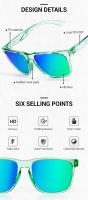 Gafas De Ciclismo Polarizadas SCVCN Para Hombres Y Mujeres UV400 Deportes Al Aire Libre Gafas De Bicicleta MTB Ciclismo Road - details 1