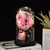 Regalo De Día De San Valentín Para Novia Rosa LED Eterna Decoración Luminosa Para Bodas Y Hogar Creativo Regalo Para Madre - details 3