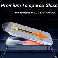 Protector De Pantalla De Vidrio Templado Premium Para Samsung Galaxy S25 S24 Ultra S24 plus Con Eliminación Automática De Polvo Fácil Instalación - details 0
