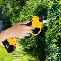 Podadora Eléctrica Inalámbrica Recargable Sin Escobillas Para Eficiente Podar Hojas Y Ramas De Árbores Y Plantas - details 2