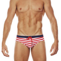 Bragas De Natación UXH Para Hombres Con Contraste De Colores Short De Playa Push-Up Sexy Material De Poliamida Y Spandex - details 4