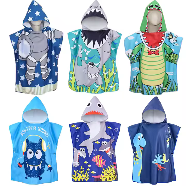 Toalla De Playa Con Cola De Dinosaurio Para Niños Absorbente Y Suave De Algodón Adecuada Para Niños De 0 a 8 Años Estilo Astronauta - 1