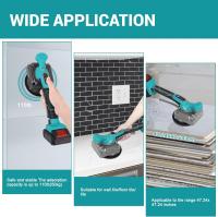 21V Máquina eléctrica para azulejos, herramienta vibratoria de colocación de azulejos de pared, ventosa agrandada, pavimentación de azulejos para el hogar para batería Makita - details 2