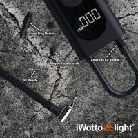 Inflador de Aire Eléctrica Portátil iwotto E light – Inflado Rápido con Pantalla LED y Luz SOS - details 8