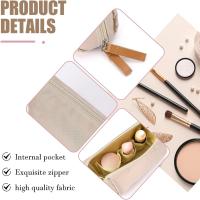 Mini Neceser Maquillaje, Neceser Mujer Pequeño Impermeable, Bolsa Maquillaje Viaje para Mujer with Cremallera, Bolsas de Cosméticos de Viaje Portátil Bolsos de Baño, para Viaje Baaqui - details 1