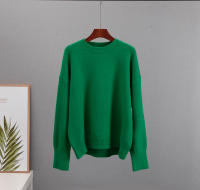 Suéter De Punto Grueso Para Mujer Hirsionsan Oversized Casual Chic Suave De Otoño Invierno Estilo Básico Pullover Suelto - details 20