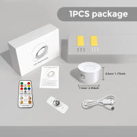 Lámpara De Pared LED Moderna RGB Con Batería USB 2000mA Control Táctil 3 Modos De Brillo Y Rotación Libre De 360 Grados Para Cocina Dormitorio Foyer Estudio Baño - details 11